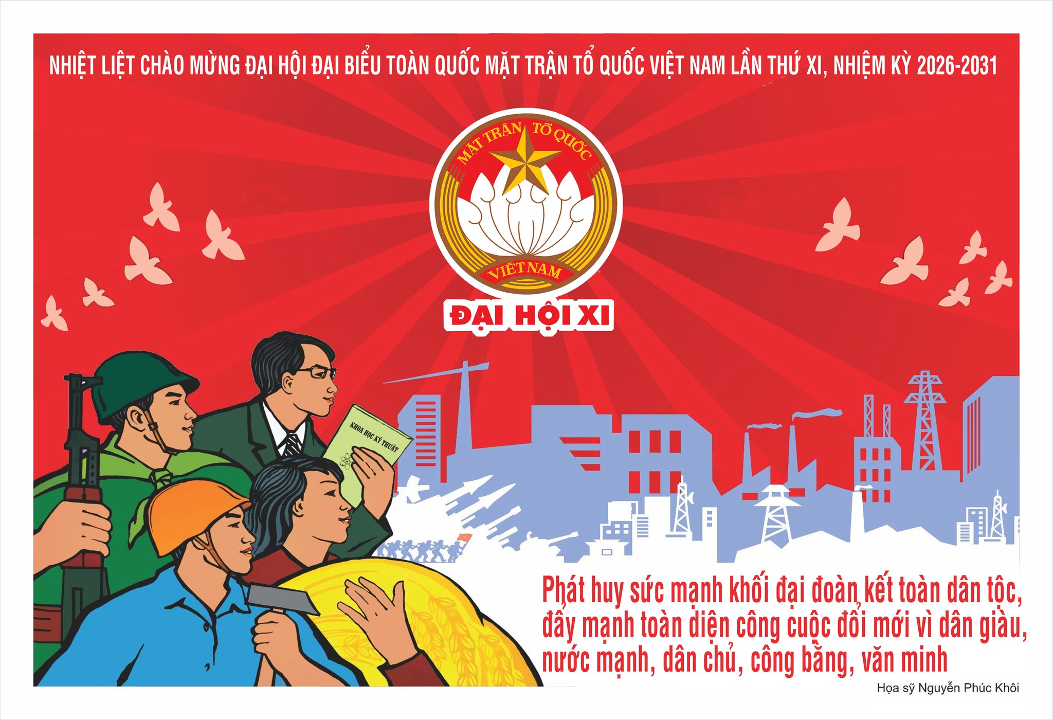 Đại hội đại biểu MTTQ Việt Nam lần thứ XI, nhiệm kỳ 2026-2031 sẽ diễn ra từ ngày 11-13/5